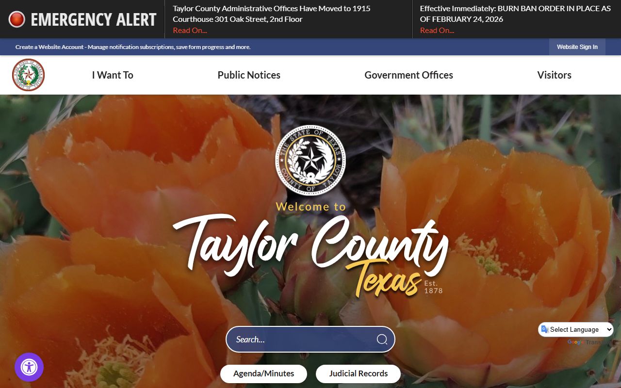 Taylor County criminal records portal