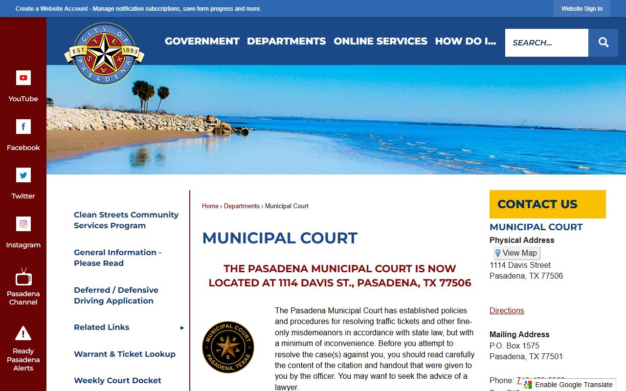 Pasadena Municipal Court