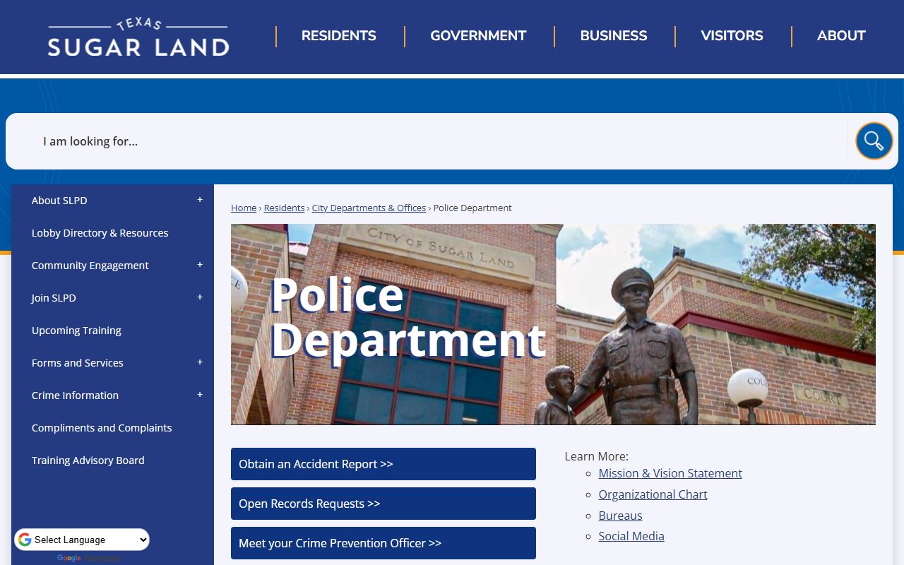 Sugar Land Police Department