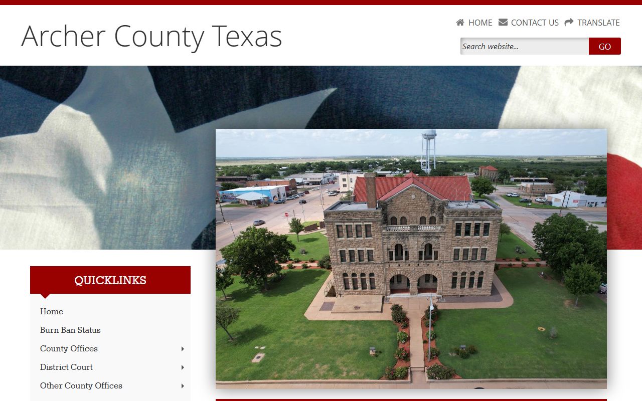 archer county criminal records official website
