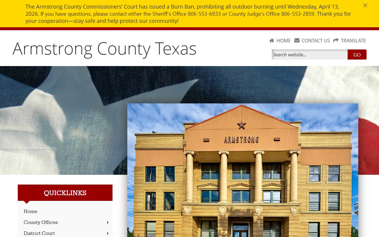 armstrong county criminal records official website