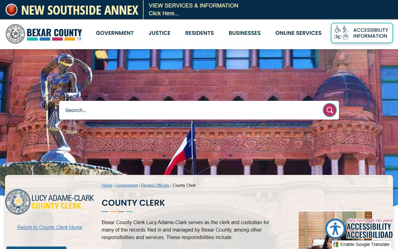 bexar county clerk criminal records