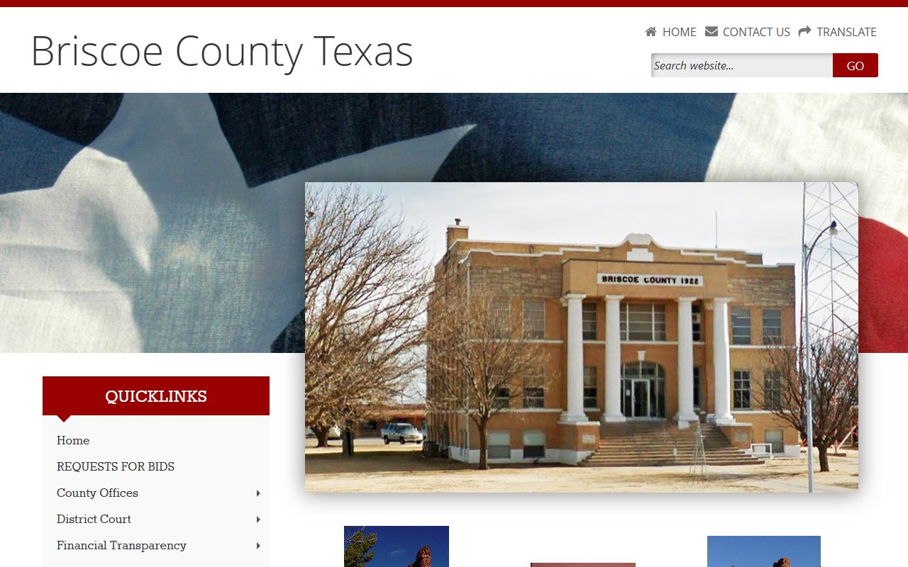 Briscoe County official website criminal records