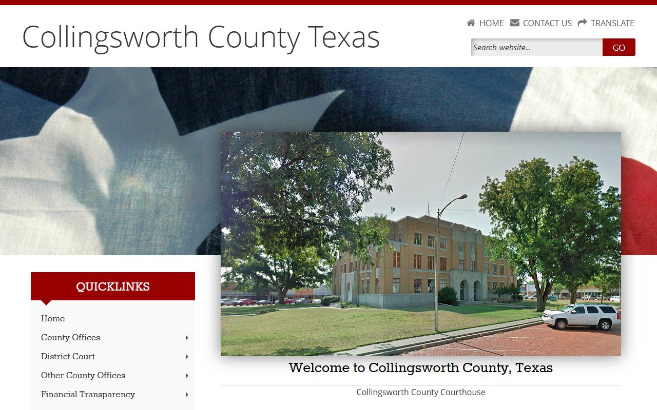 Collingsworth County official website criminal records