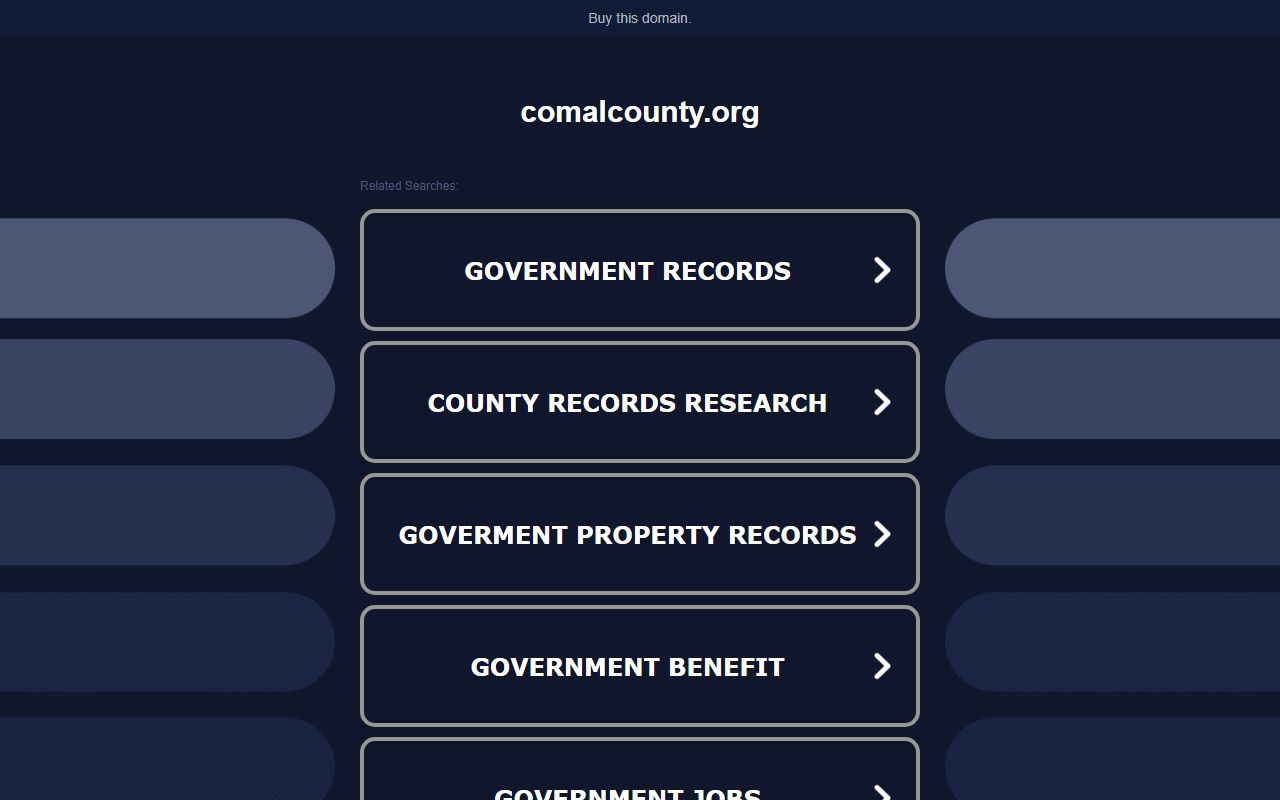 Comal County portal criminal records search