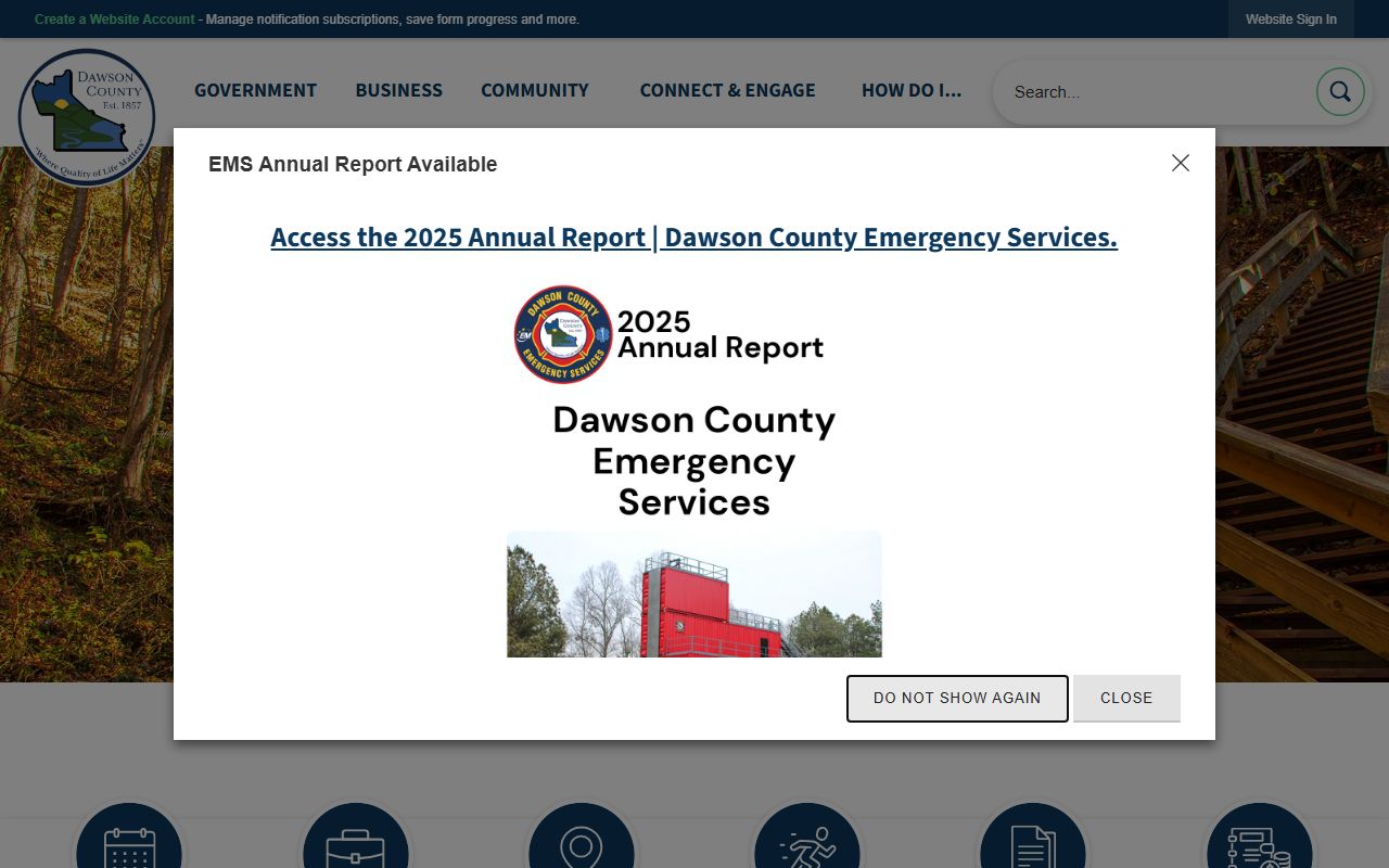 Dawson County portal