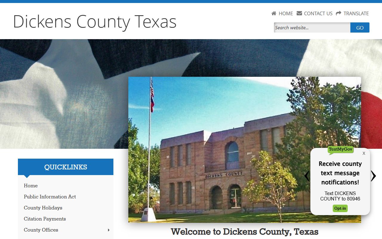 Dickens County official website