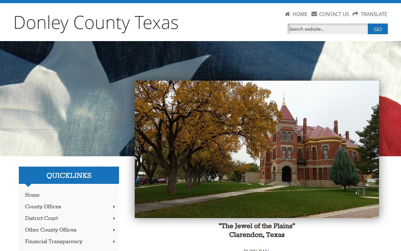 Donley County official website