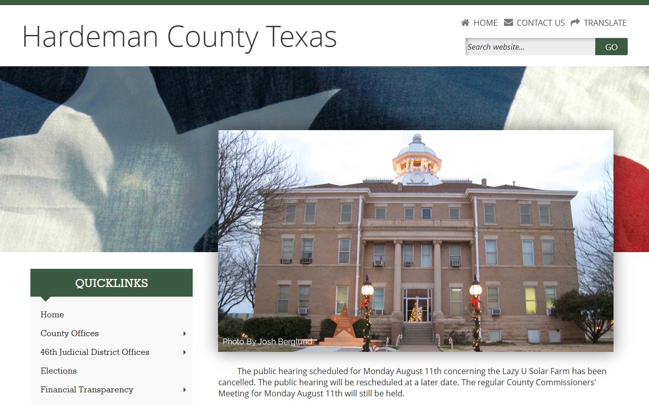 Hardeman County official website