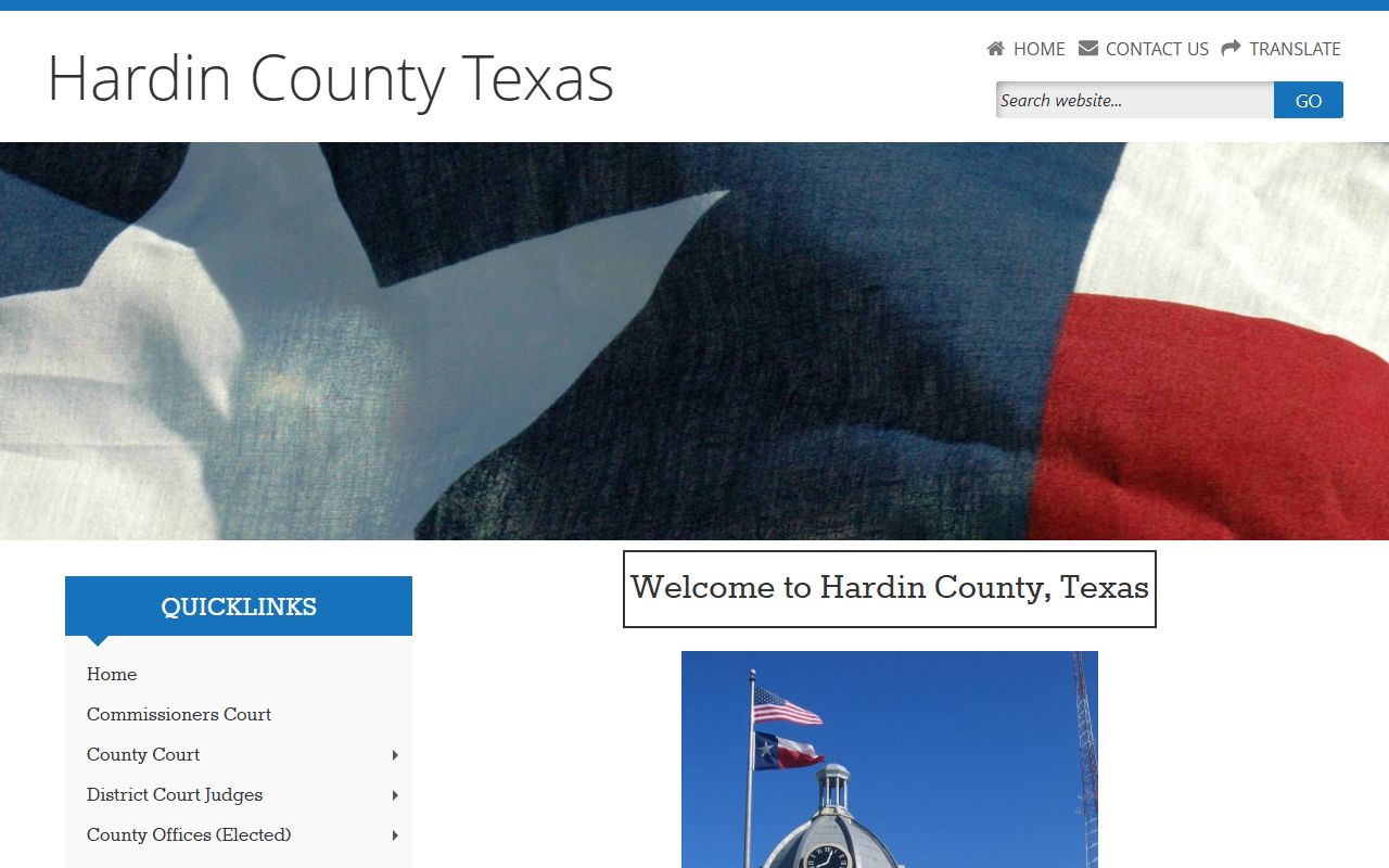 Hardin County official website