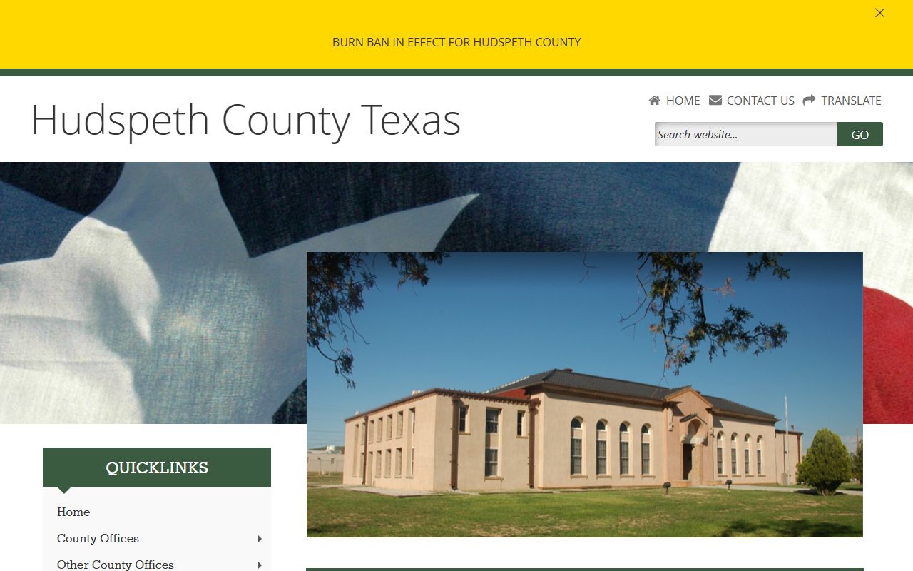 Hudspeth County official website