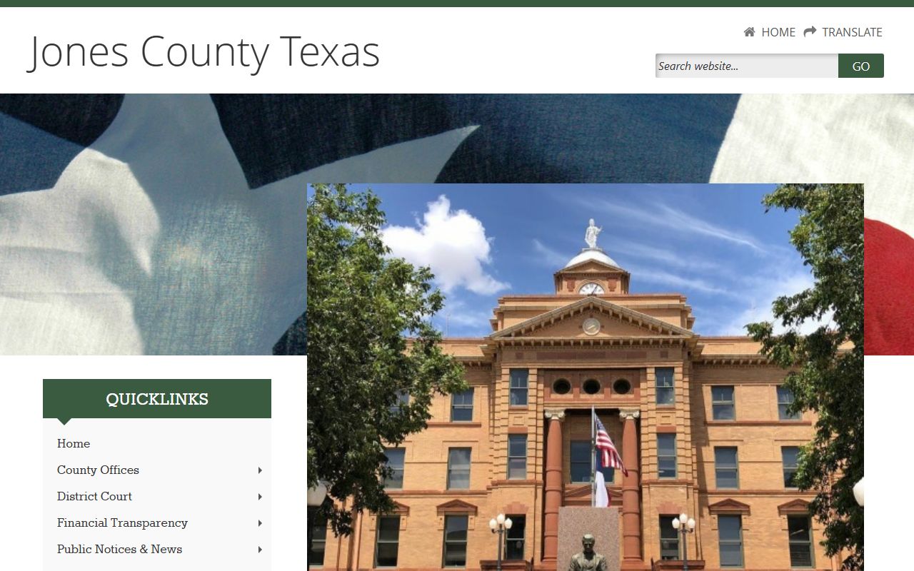 Jones County official website