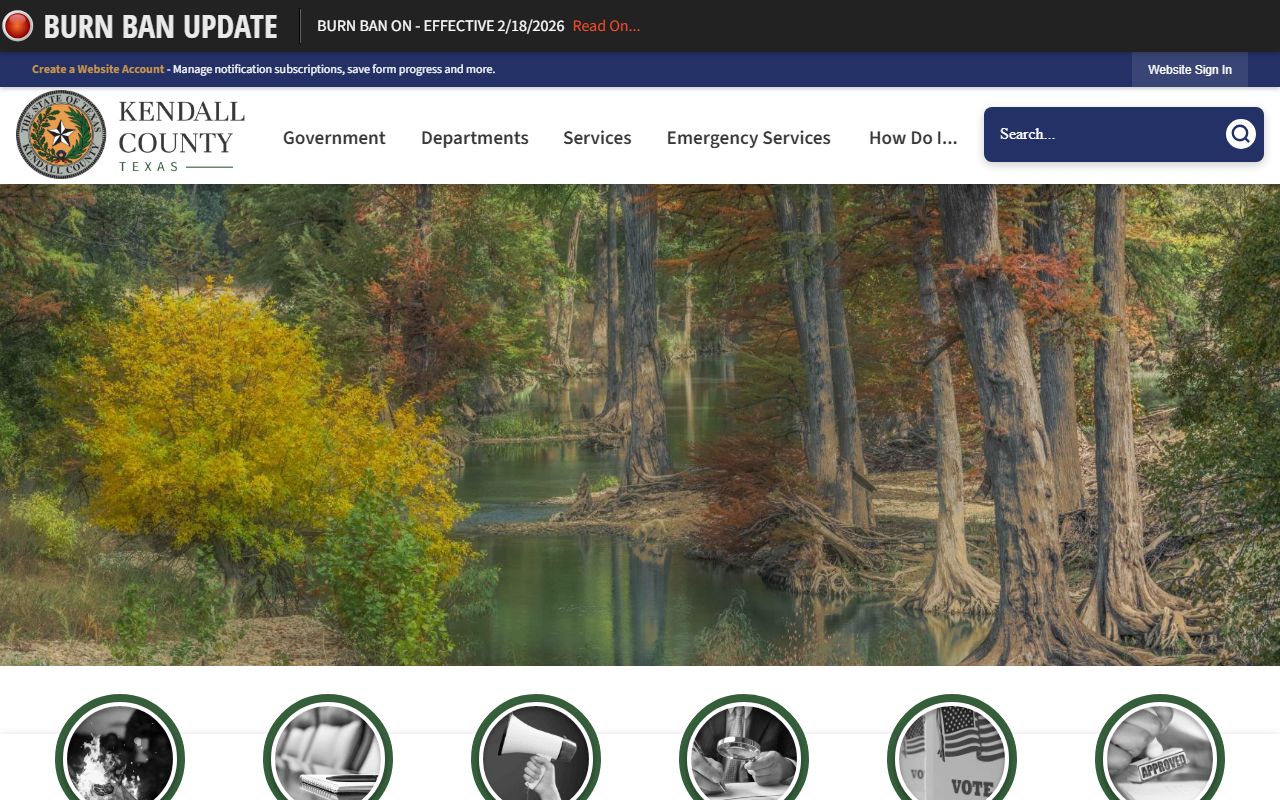 Kendall County official website