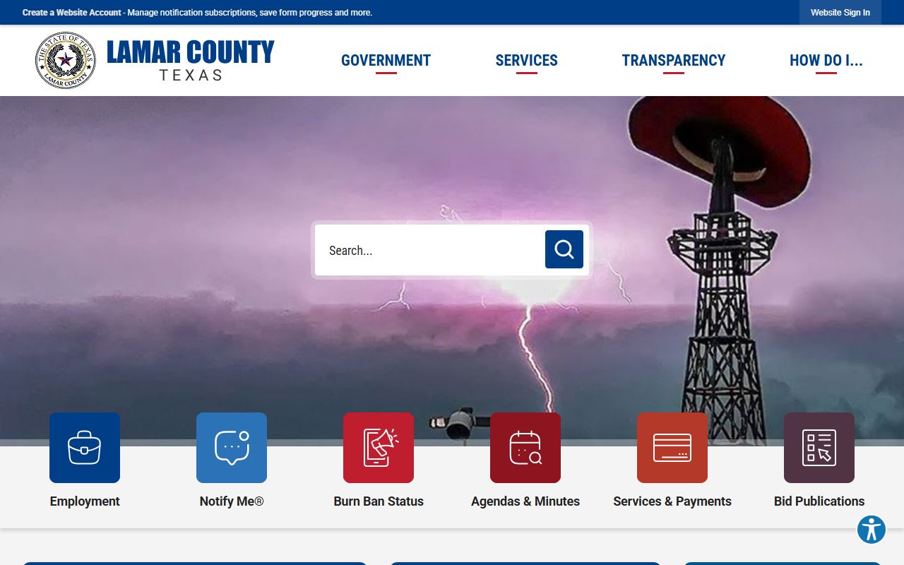 Lamar County official website criminal records