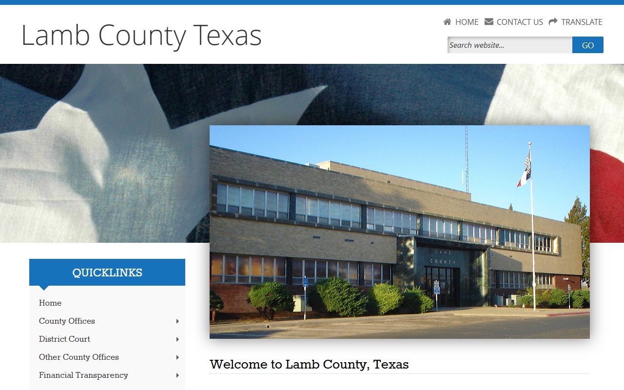 Lamb County official website criminal records