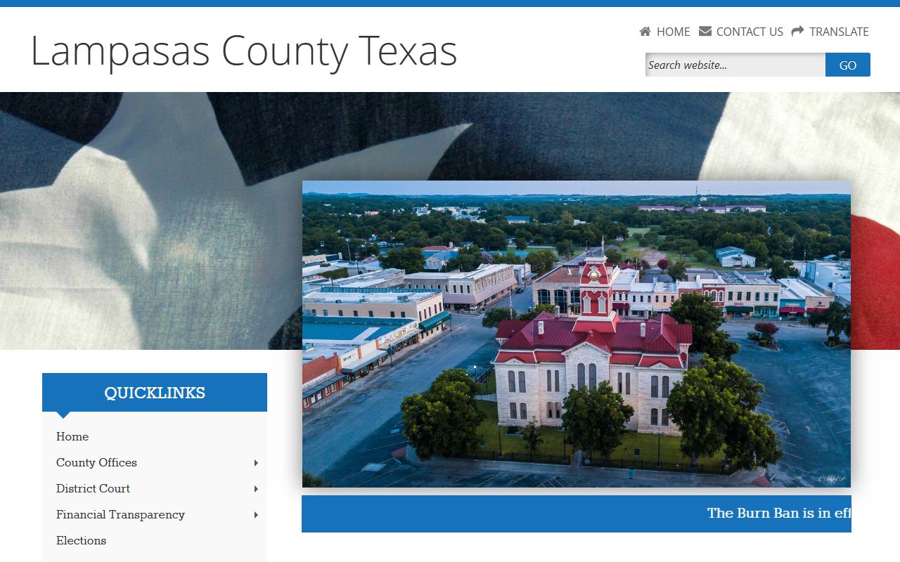 Lampasas County official website criminal records