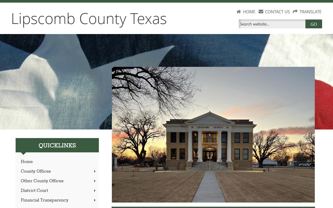 Lipscomb County official website criminal records