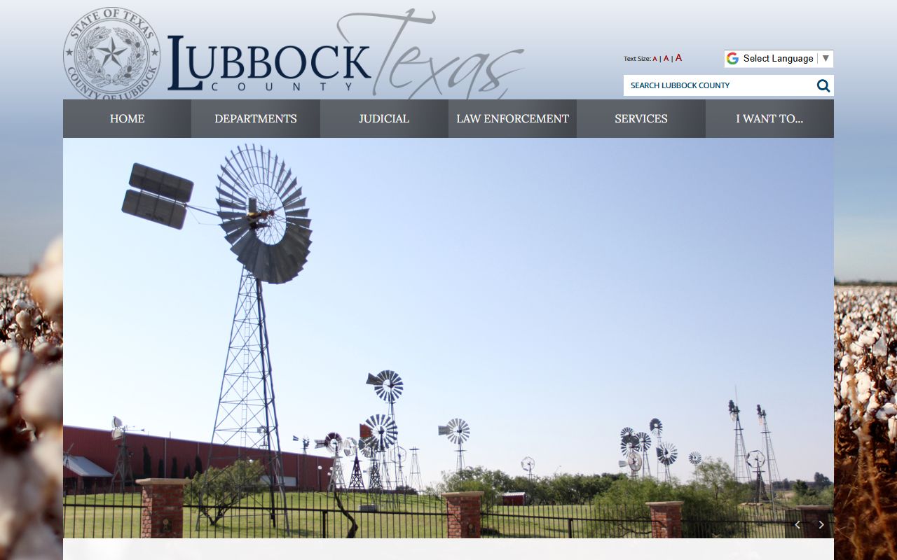 Lubbock County official website criminal records