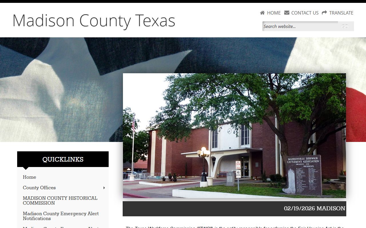 Madison County official website criminal records
