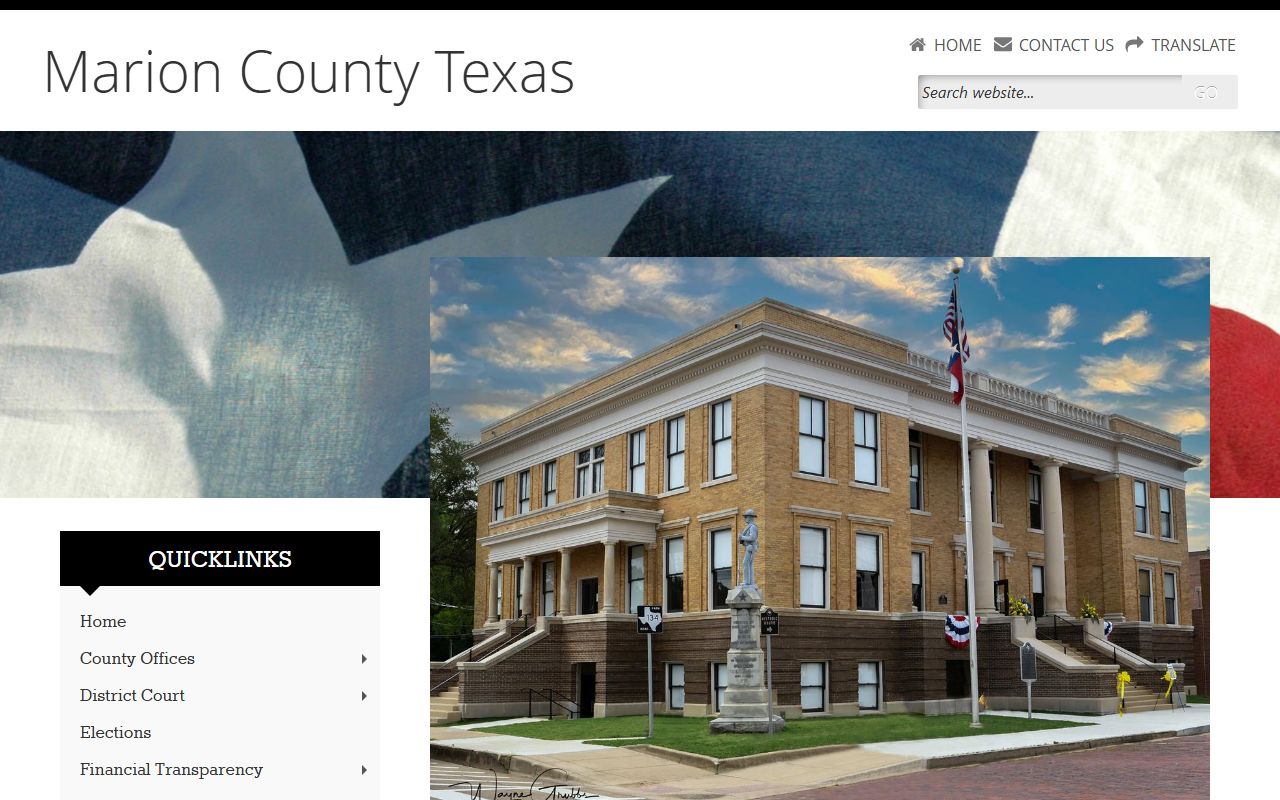 Marion County official website criminal records