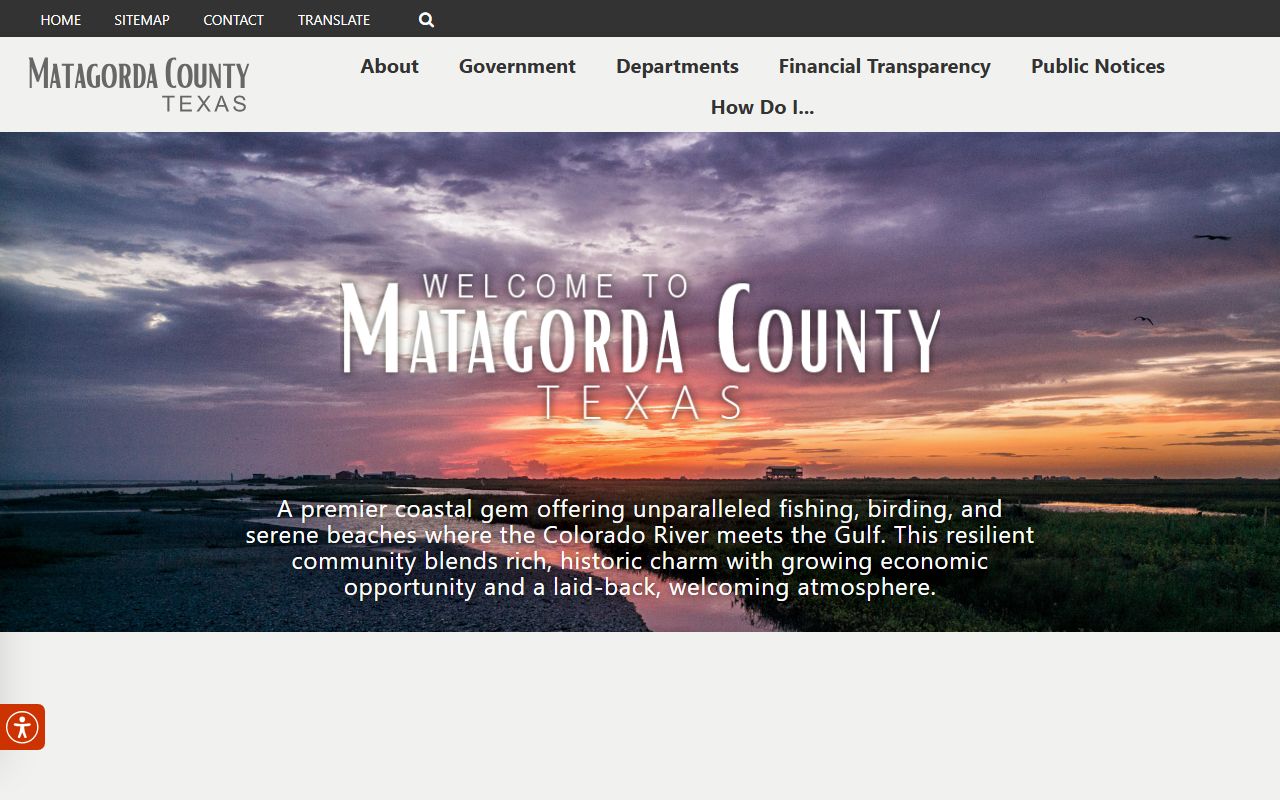 Matagorda County official website criminal records