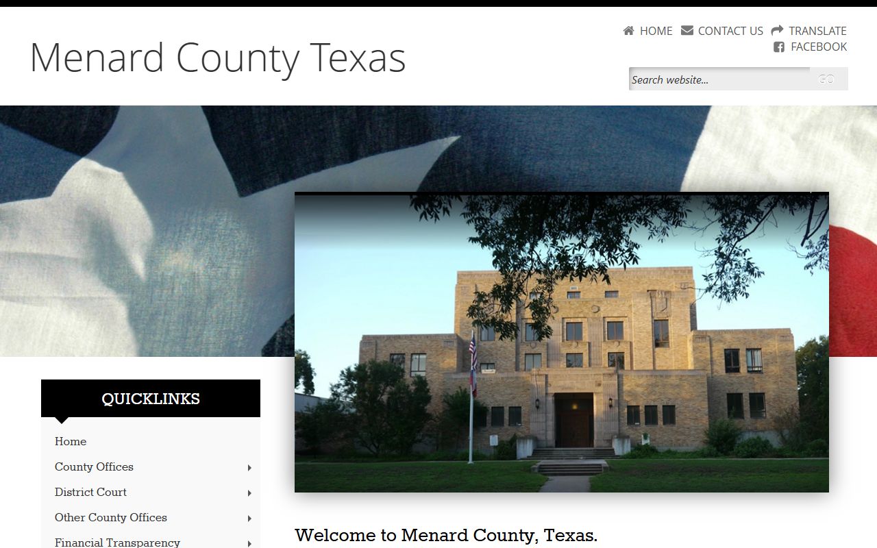 Menard County official website criminal records