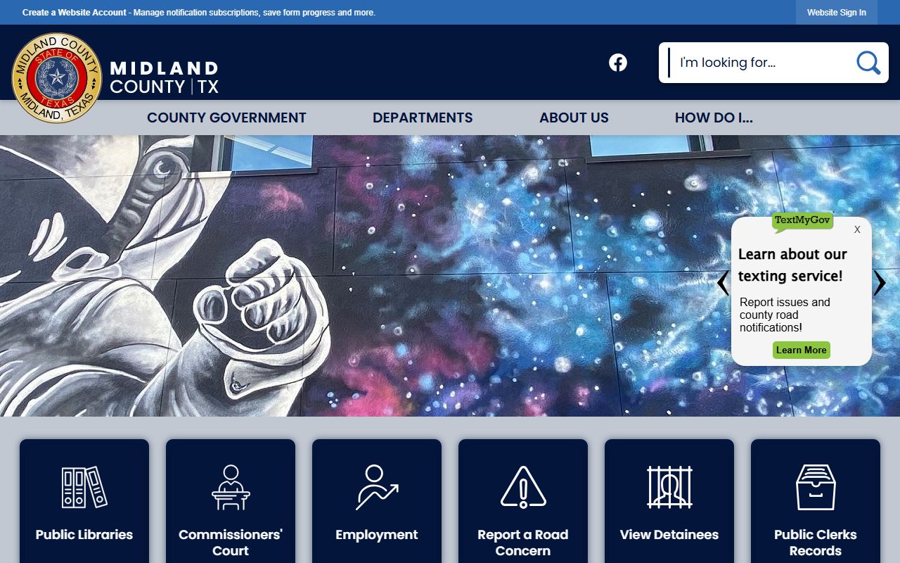 Midland County official website criminal records