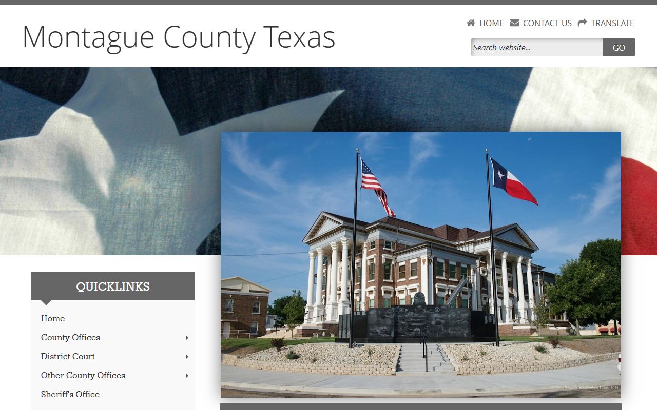 Montague County official website criminal records