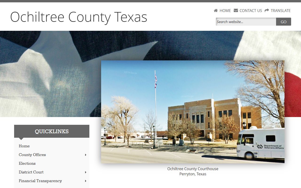 Ochiltree County official website criminal records