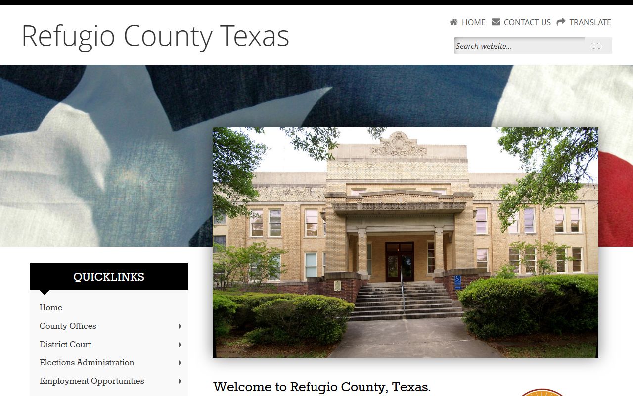 Refugio County official website