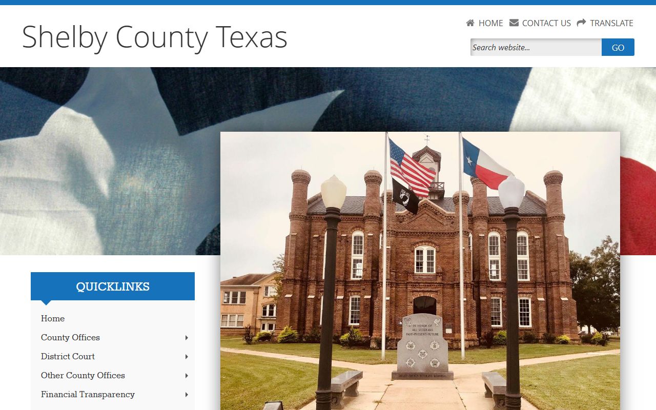 Shelby County official website criminal records