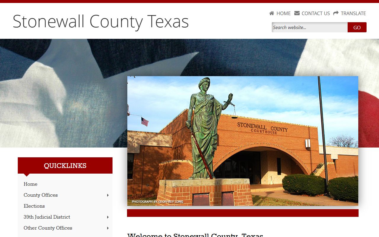 Stonewall County portal criminal records