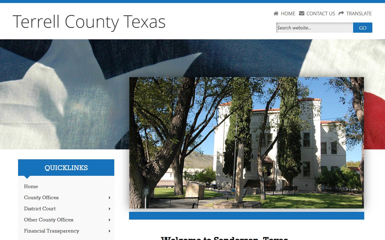 Terrell County official website criminal records