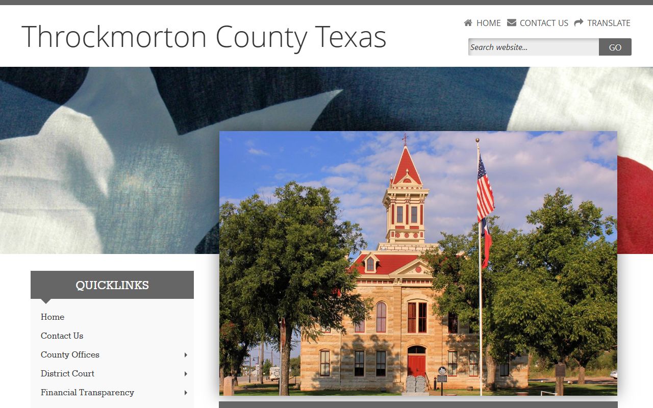 Throckmorton County portal criminal records