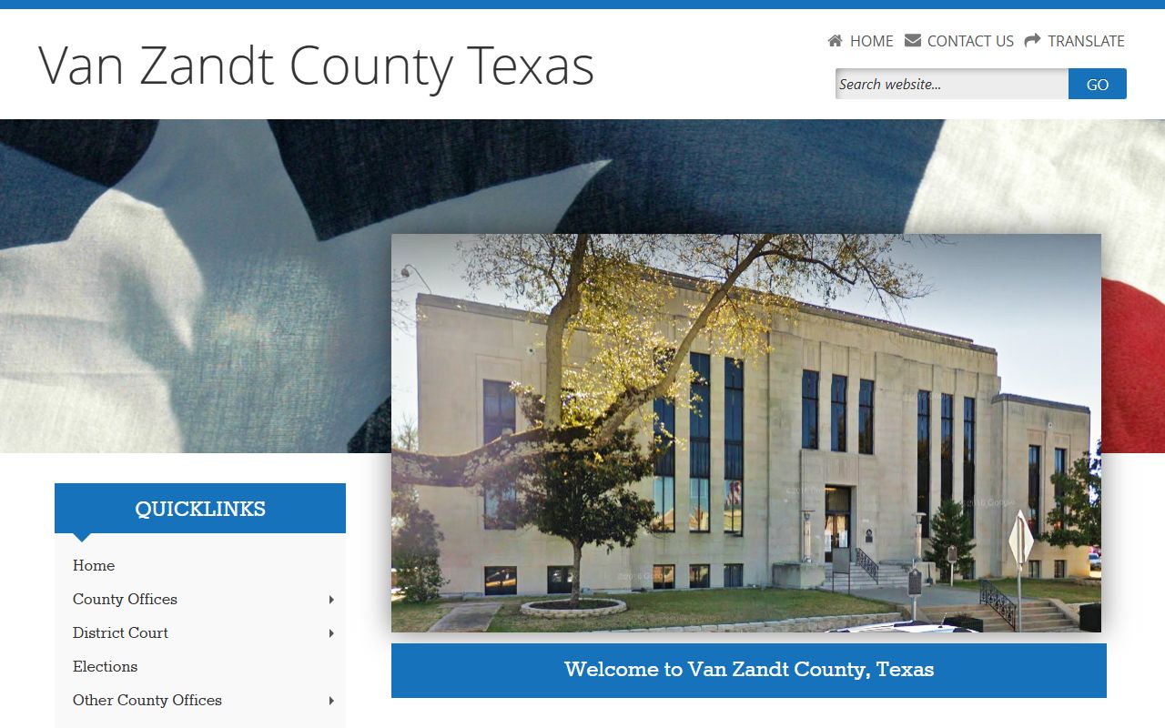 Van Zandt County criminal records portal