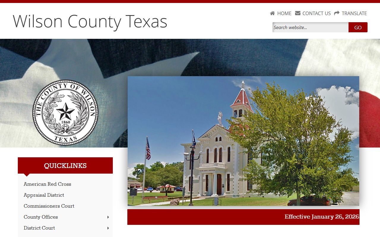 Wilson County official website criminal records