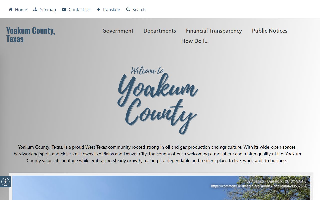 Yoakum County official website criminal records