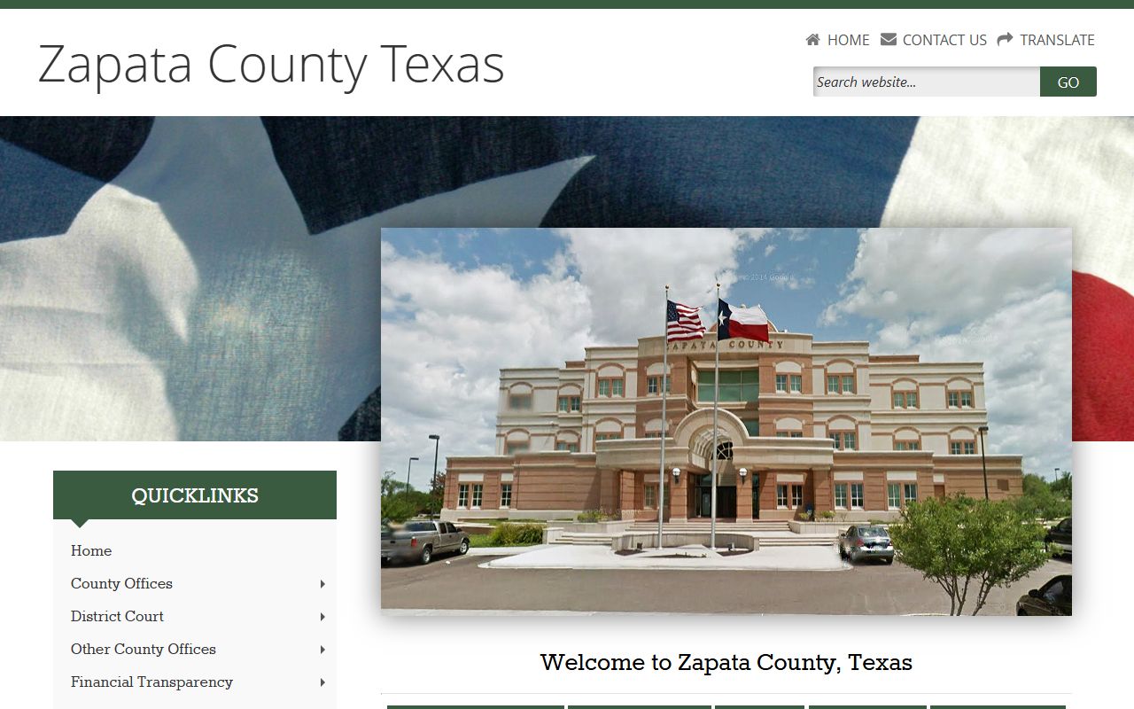 Zapata County official website criminal records